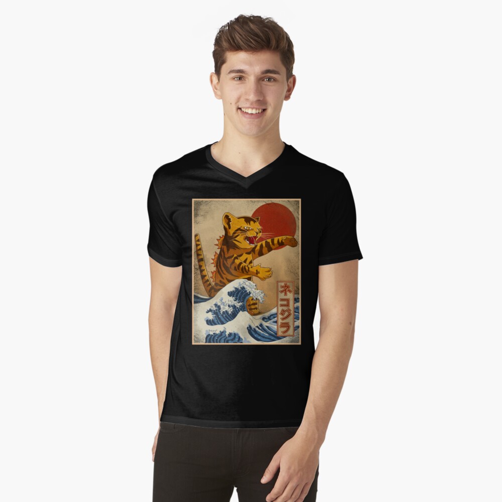 Item preview, V-Neck T-Shirt designed and sold by gomskyartstudio.