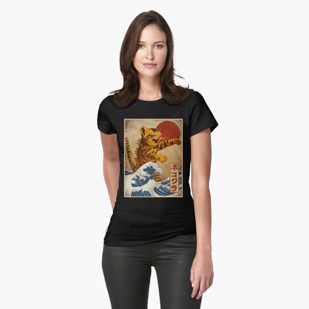 Item preview, Fitted T-Shirt designed and sold by gomskyartstudio.