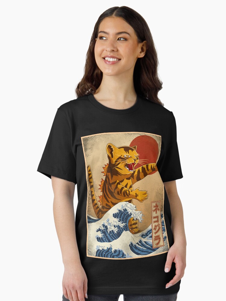 Thumbnail 2 of 7, Essential T-Shirt, catzilla designed and sold by gomskyartstudio.