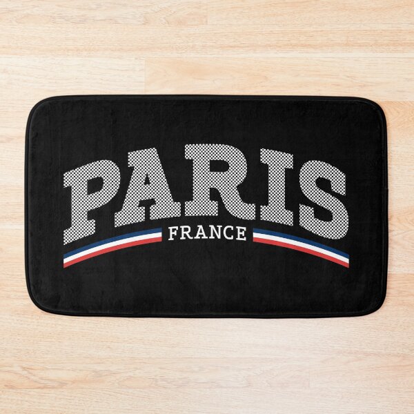 Item preview, Paris France WHITE Dots Text Pattern  designed and sold by ElPato.