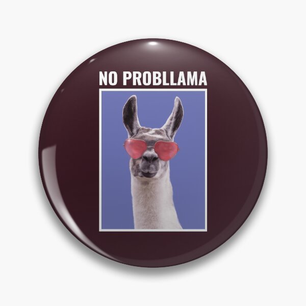 Item preview, No Prob-llama - No Problem with Funny Llama designed and sold by kindxinn.