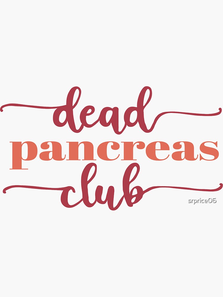 Thumbnail 3 of 3, Sticker, Dead Pancreas Club designed and sold by srprice06.