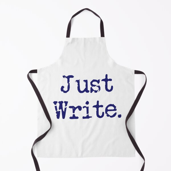 Item preview, Just Write. Vertical Midnight Blue Type designed and sold by TeaRoseWriter.