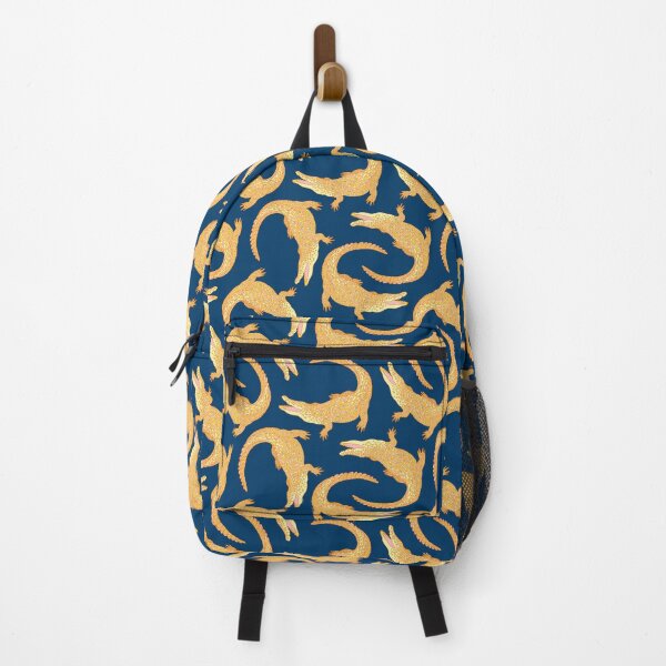 Item preview, Crocodiles (Navy and Yellow Palette) designed and sold by illucalliart.