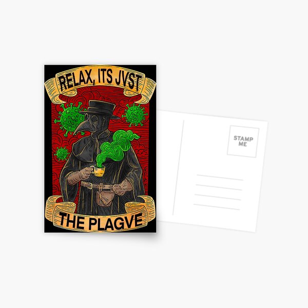 Plague Doctor Postcard