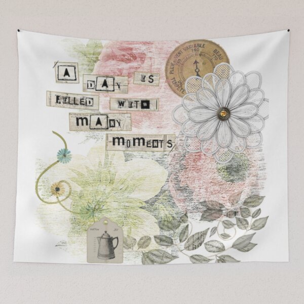 Item preview, Flowers and Moments Collage Art  designed and sold by lowodesigns.