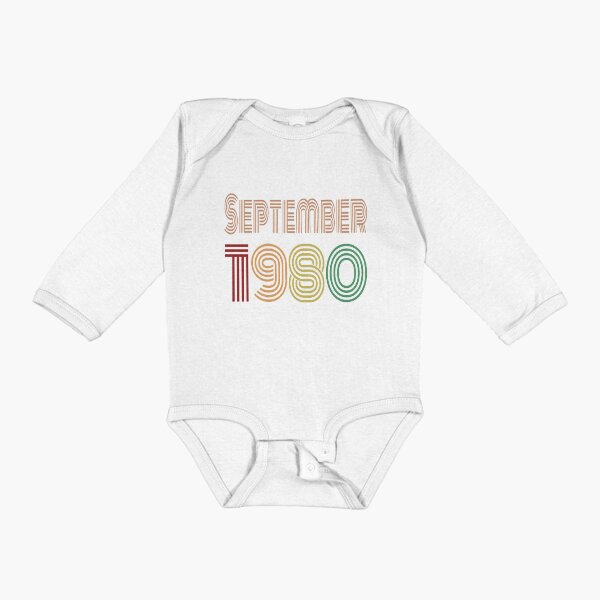 Item preview, Happy 40th Birthday, Happy forties Anniversary, born in September 1980 designed and sold by marosharaf.