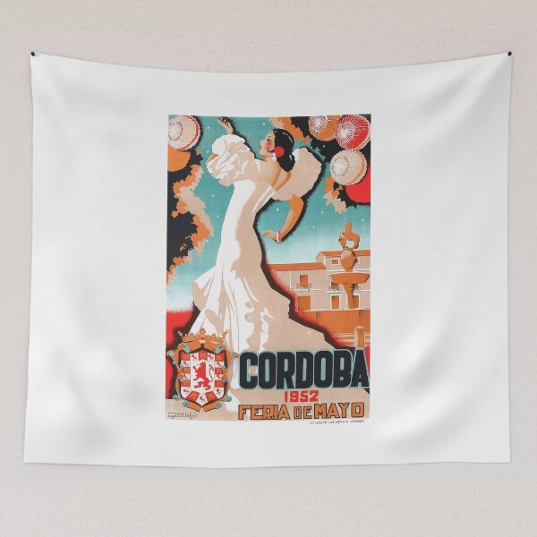 Item preview, 1952 SPAIN Cordoba May Festival Poster designed and sold by retrographics.