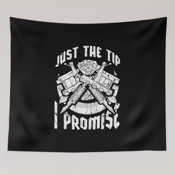 Item preview, Just The Tip I Promise Tattoo Artist Pun Inked designed and sold by perfectpresents.