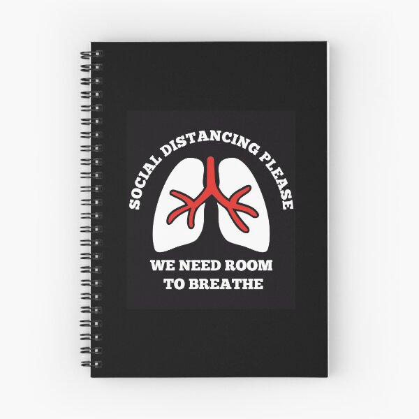 Item preview, Social distancing please, lungs need room to breathe  designed and sold by DoodleBugDigits.