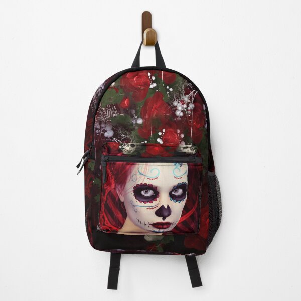 Item preview, Sugar Doll Red Dia De Muertos designed and sold by Shanina Conway.