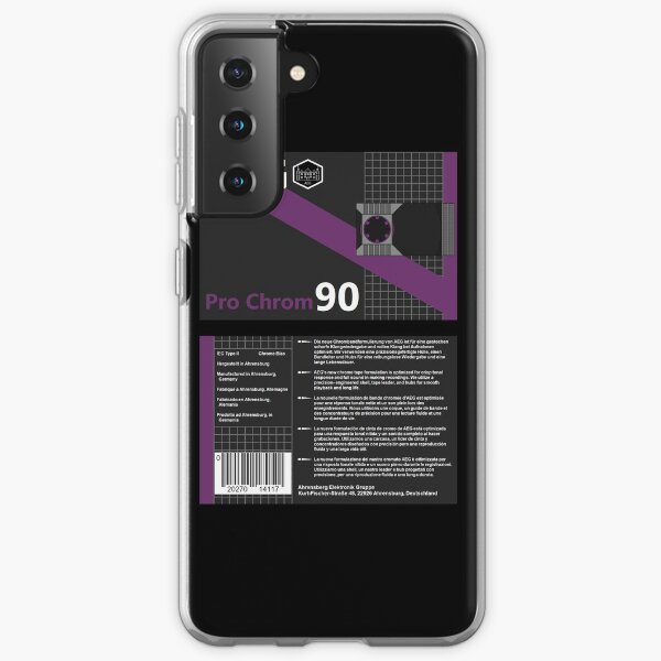 Ahrensburg Elektronik Gruppe ProChrom90 type 2 cassette (front and back) Samsung Galaxy Soft Case