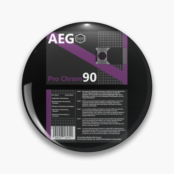Artikelvorschau, Ahrensburg Elektronik Gruppe ProChrom90 Typ 2 Kassette (Vorder- und Rückseite) entworfen und verkauft von B-96-J.