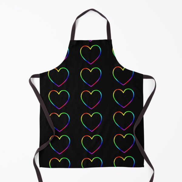 Item preview, Rainbow Heart Outline designed and sold by Deborah Camp.
