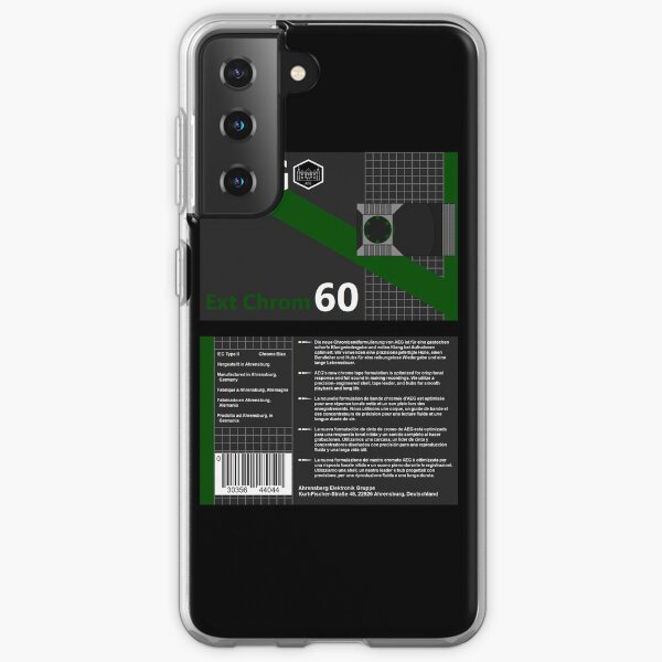 Ahrensburg Elektronik Gruppe ExtChrom60 type 2 cassette (front and back) Samsung Galaxy Soft Case