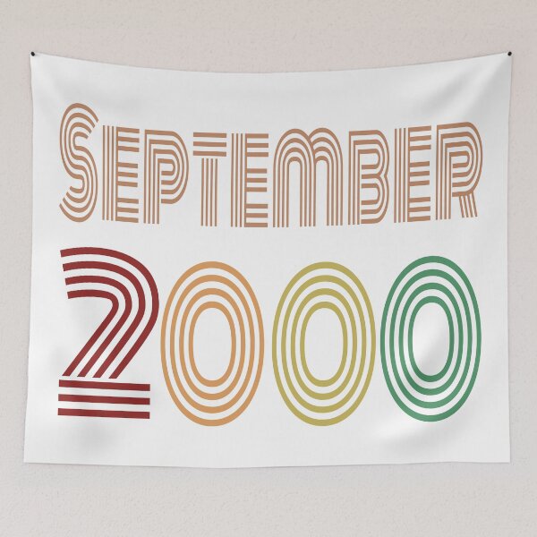Item preview, Happy 20th Birthday, Happy twenties Anniversary, September 2000 designed and sold by marosharaf.
