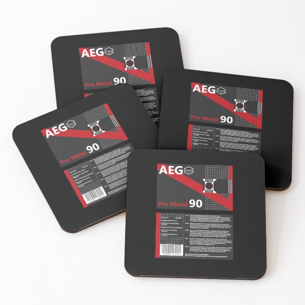 Item preview, Ahrensburg Elektronik Gruppe ProMetal90 type 4 cassette (front and back) designed and sold by B-96-J.