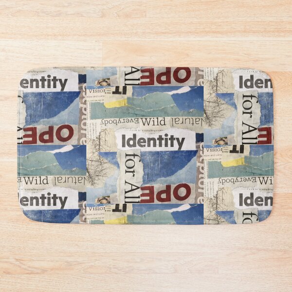 Item preview, Modern Abstract Collage Design Typography designed and sold by NancyMerkle.