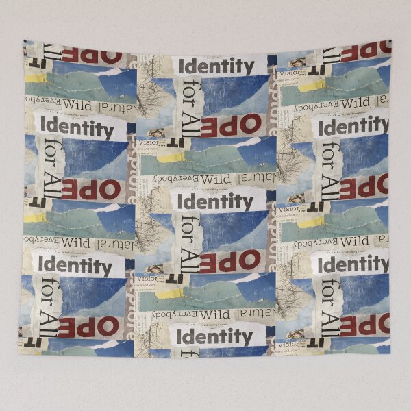 Item preview, Modern Abstract Collage Design Typography designed and sold by NancyMerkle.