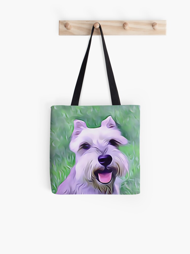 schnauzer tote bag