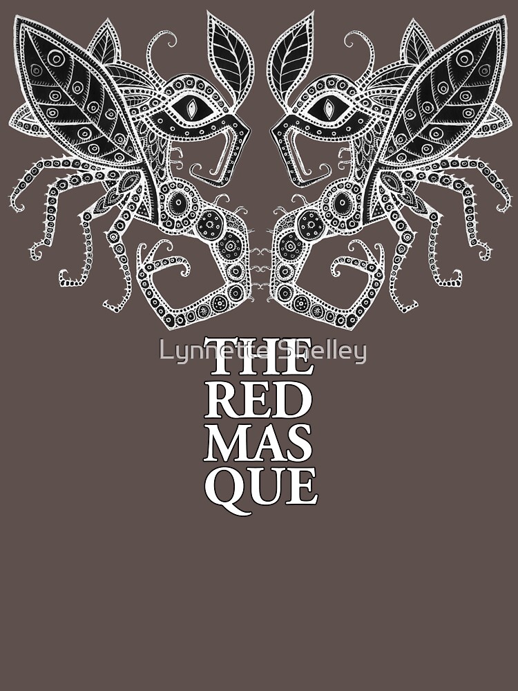 The Red Masque Psychedelic Insect Tee by LynnetteShelley