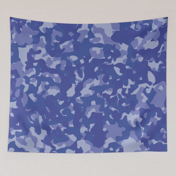 Item preview, Camo electric blu pattern designed and sold by Kamiri.