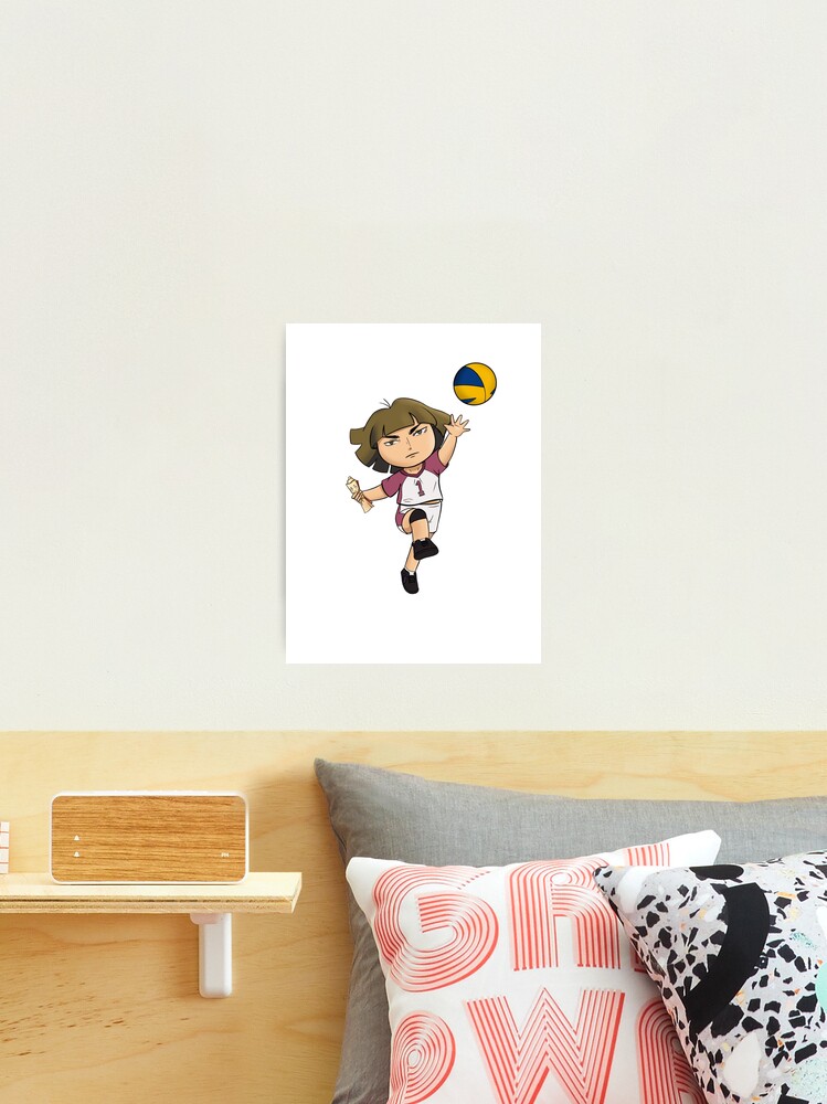 Wall sticker Woman is flying and holding of