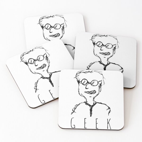 Artikelvorschau, Lustiger handgezeichneter Geek-Doodle-Typ für die Geeks im Herzenslicht entworfen und verkauft von DESPERATEANDY.