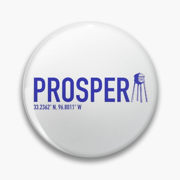 Item preview, PROSPER, TEXAS: ORIGINAL WATER TOWER (Blue Ed.) designed and sold by H-Capsaicin.