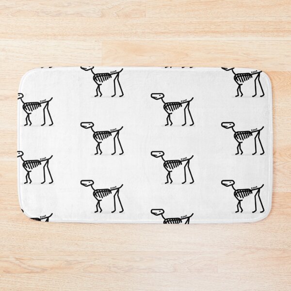 Item preview, Minimalist Cute Dog Bone Skeleton Fossil designed and sold by arekopo.