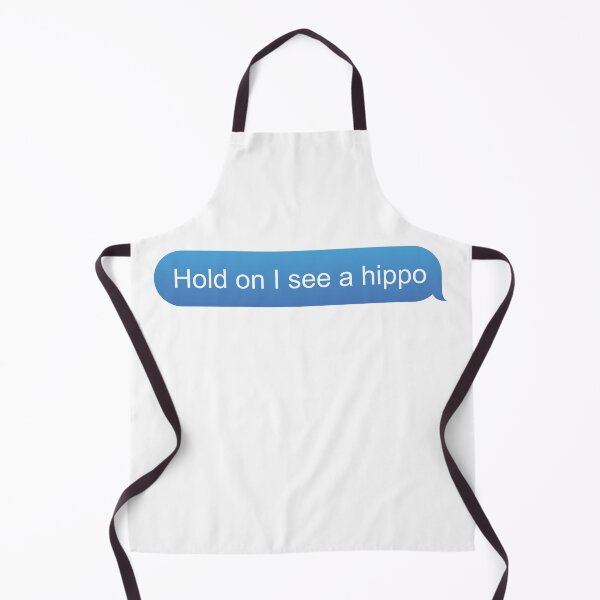 Item preview, Distracted funny hippo text Hold On I See A Hippo designed and sold by pablomendoza.