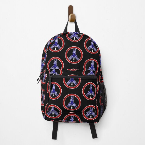 Item preview, Patriotic - Veterans - US Flag - Peace Sign Red White and Blue designed and sold by Crow and Monkey.