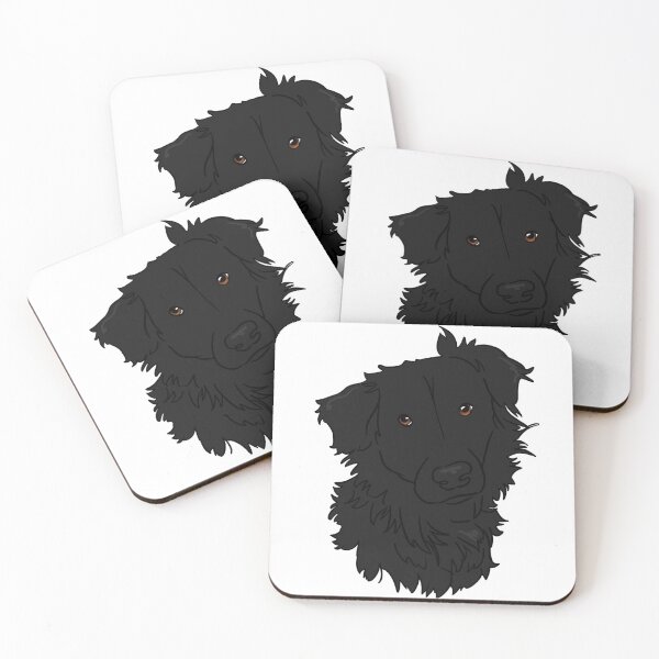 Item preview, Black Flat-Coat Retriever designed and sold by annikabee.