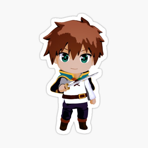 Satou Kazuma Stickers for Sale