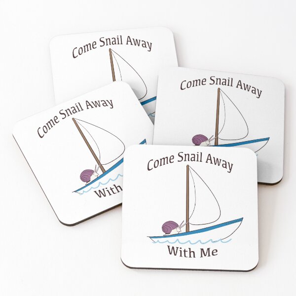 Item preview, Come Snail Away (Magenta) designed and sold by nuggetssnails.