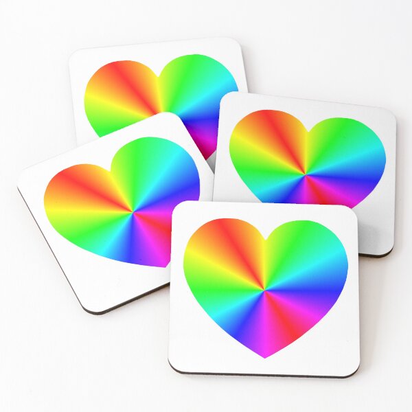 Item preview, Rainbow Burst Heart designed and sold by Deborah Camp.