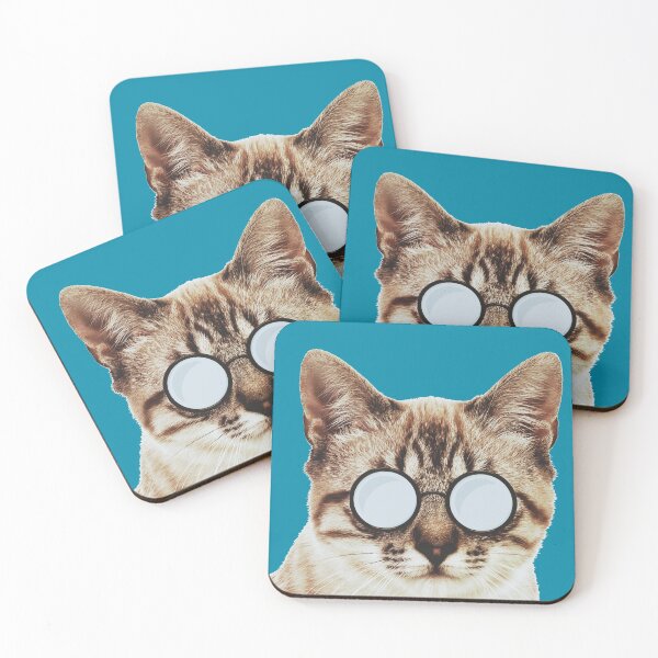 Item preview, Retro Cat with Glasses designed and sold by anass002.