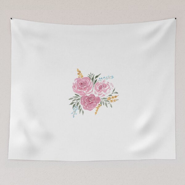 Item preview, Hand painted rose flower, light colored flower designed and sold by Pragatee.