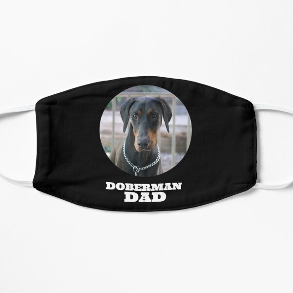 Doberman Dad Flat Mask
