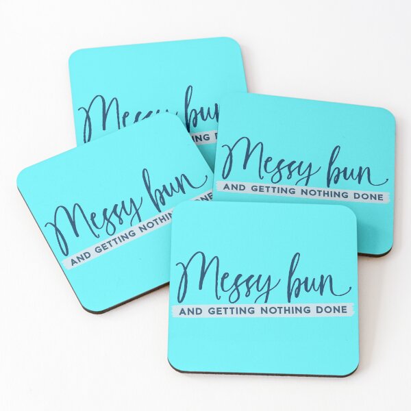 Item preview, Messy bun and getting nothing done  designed and sold by Inspireaglow.