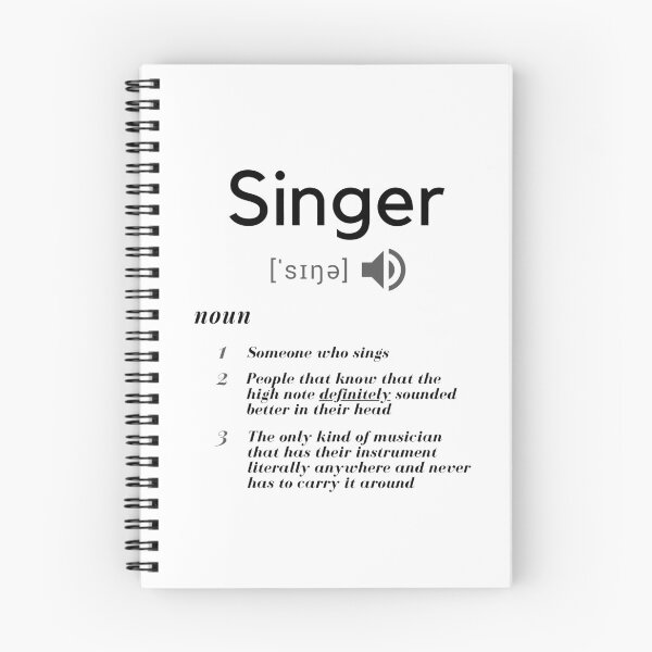Item preview, Definition of a singer designed and sold by Artistrator.