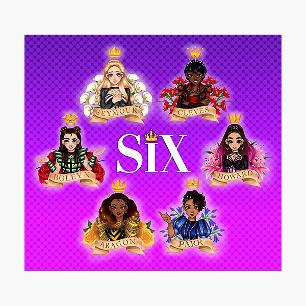 SIX the Musical 11x17 Print Musicals Musical Theater -  Hong Kong