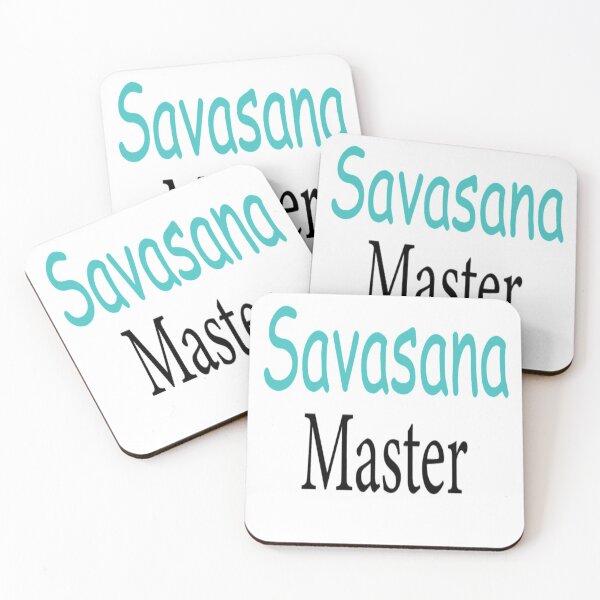 Item preview, Savasana Master Teal designed and sold by ArtsyRabbit.