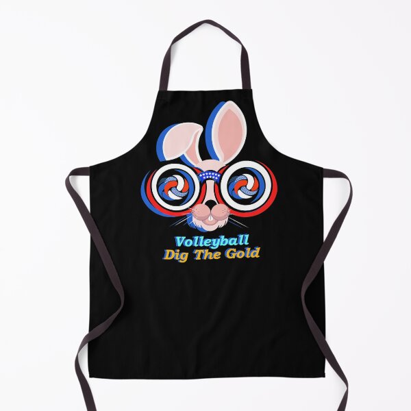Item preview, Volleyball Dig the Gold USA Shades Cute Bunny Design designed and sold by Lighvision.