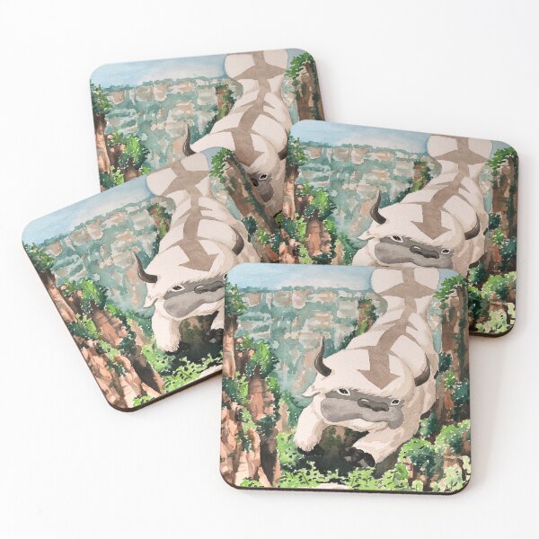 Item preview, Appa Flying Through Mountains designed and sold by ellimacart.