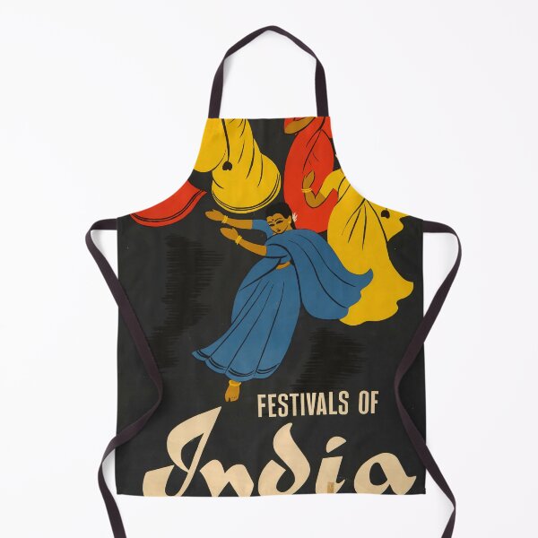 Artikelvorschau, Festivals of India vintage travel poster entworfen und verkauft von stickart-marek.