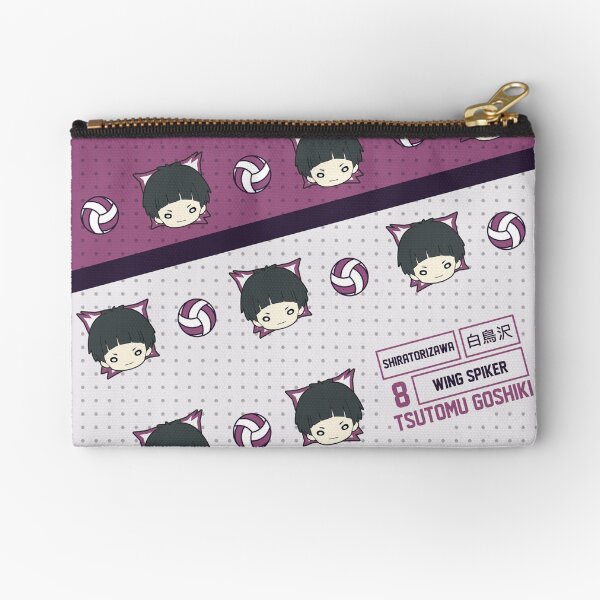 Tsutomu Goshiki - Pattern - Shiratorizawa - Haikyuu Zipper Pouch