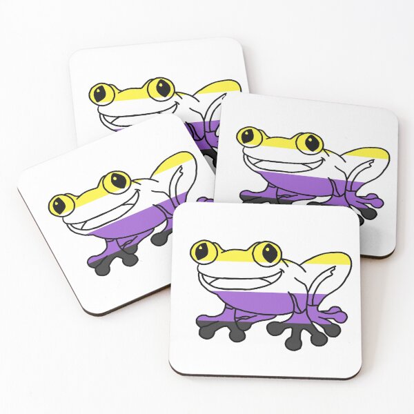 Item preview, Happy Non Binary Frog designed and sold by Kaytmars.