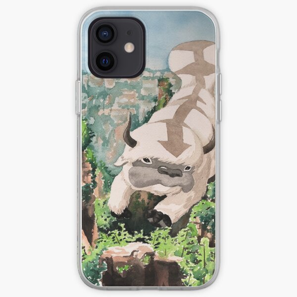 Appa Flying Through Mountains iPhone Soft Case