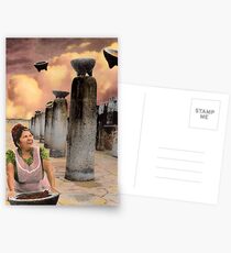 The Arrival of The Seven Moles Postcards